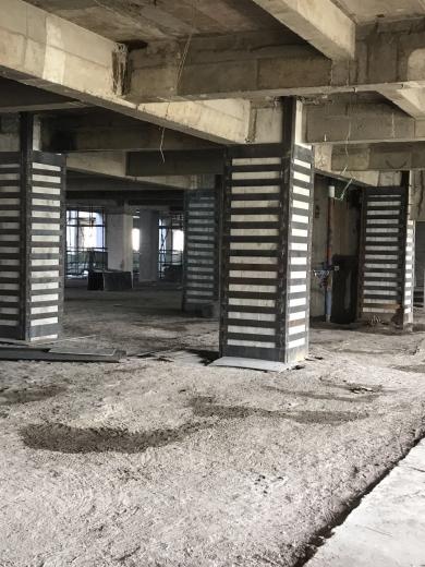 壓力注膠外包型鋼加固